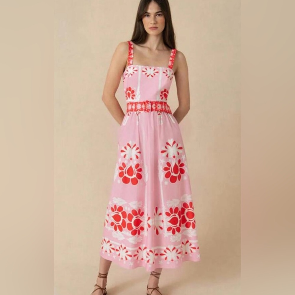 Borgo De Nor Geo Floral Dress